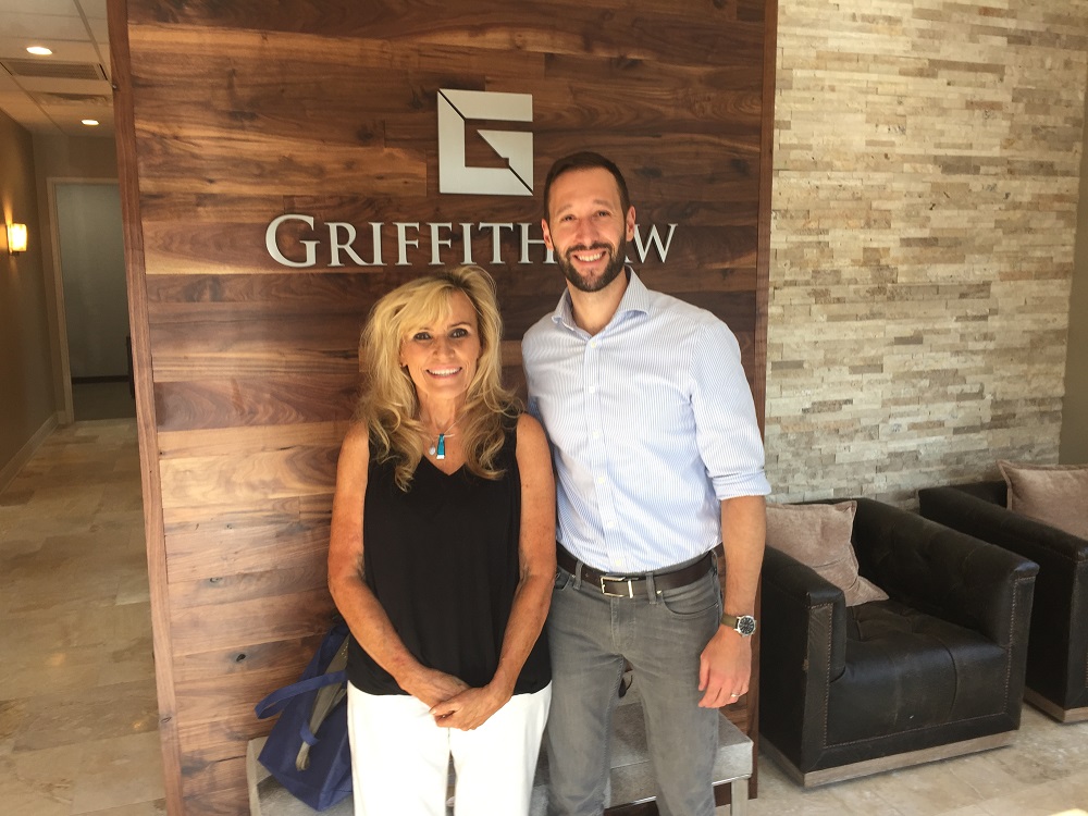 Attorney Chris Coyne with Satisfied Client