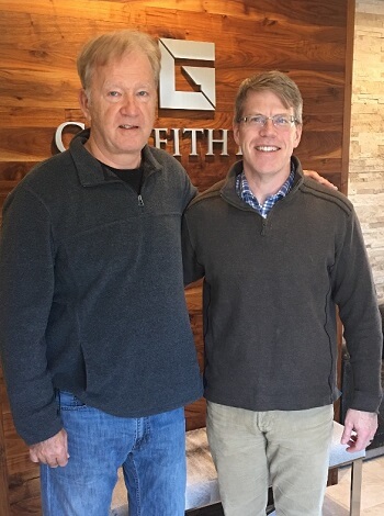 Personal injury lawyer John Griffith and his client Mark