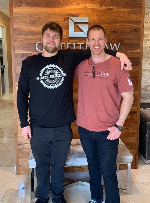 Our client Michael with Nathan