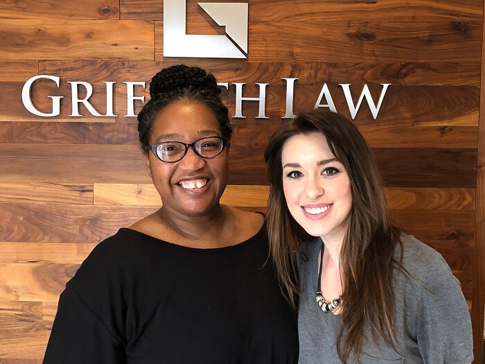 Our client Sheila and case manager Sydney