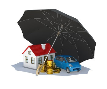 Umbrella covering house, car and other financial assets