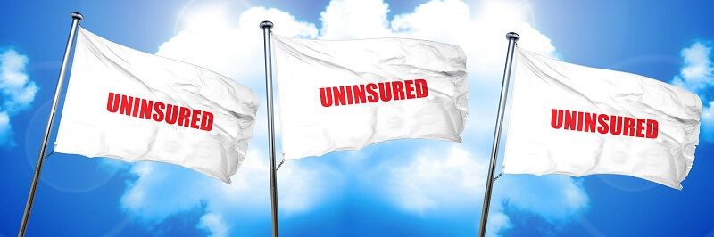 Uninsured driver warning flags