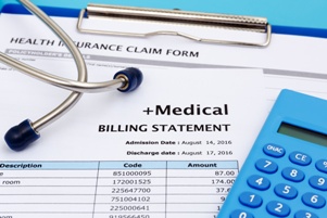 medical billing statement stethoscope calculator 