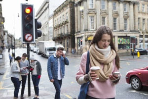 distracted pedestrian dangers