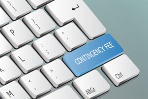computer keyboard with contingency fee button